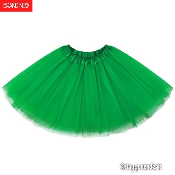 5 Layer Tulle Tutu Skirt One Size Adjustable Waist Fluffy Party Costume - Picture 4 of 7